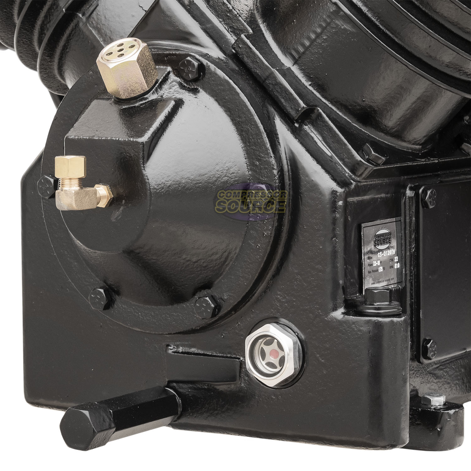 7.5 10 HP Replacement Air Compressor Pump 2 Stage 4 Cylinder w/ Head